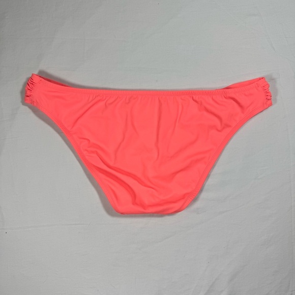 Victoria's Secret Neon Coral Bikini Bottoms Size Large - Picture 2 of 5